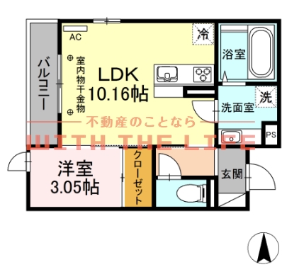 モンテベール南風の間取り