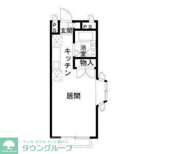 座間市入谷西のアパートの間取り