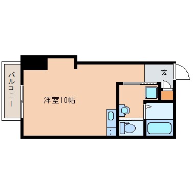 尼崎市杭瀬北新町のアパートの間取り