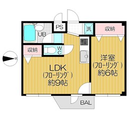 明和ハイツの間取り