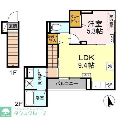 葛飾区堀切のアパートの間取り