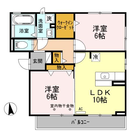 カーサフェリスの間取り