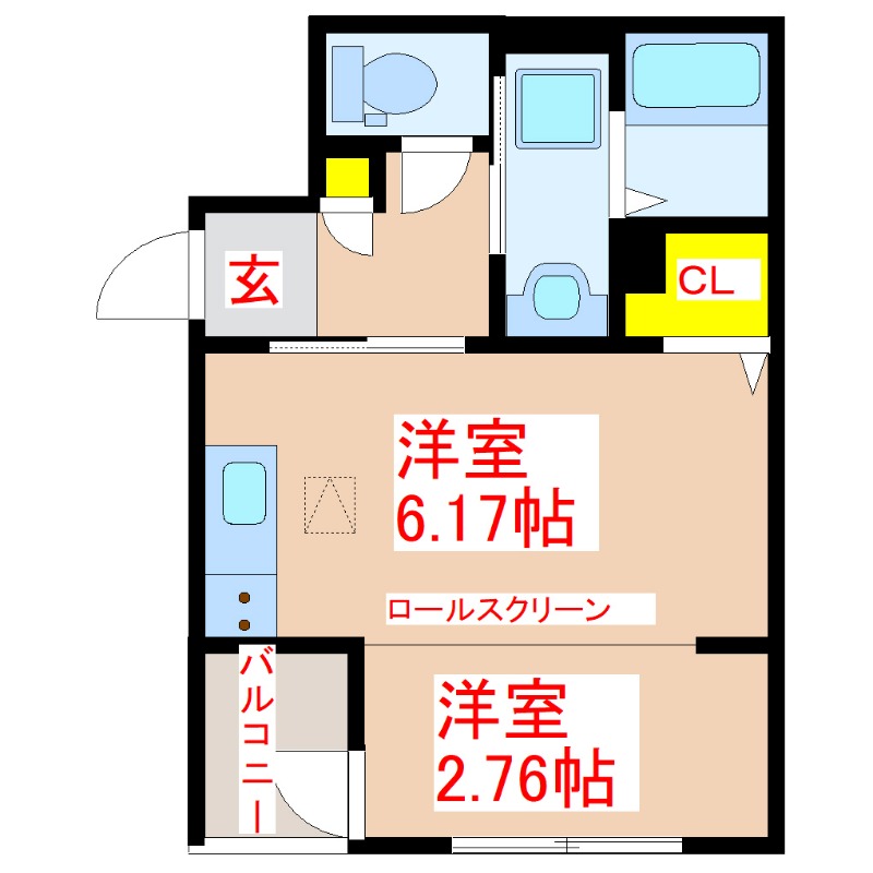 【ＧＲＡＮＶＥＲＤＥ　ＮＩＳＨＩＤＡ　IIの間取り】