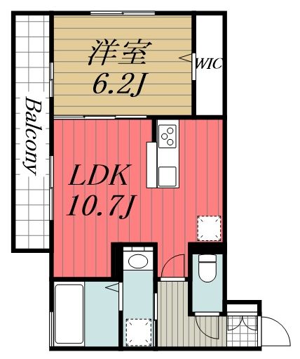 印旛郡酒々井町中川のアパートの間取り