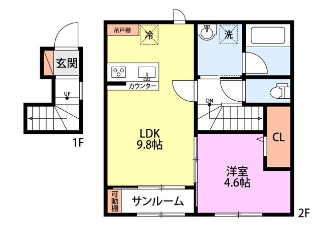 Toyosaka Lilyの間取り