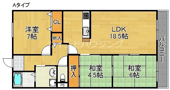 イルシオン長滝の間取り