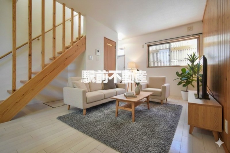 居室・リビング　ＡＩステージング画像です