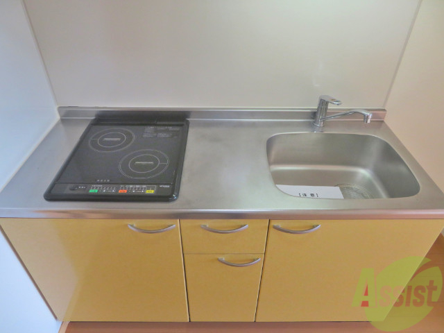 キッチン　キッチンには、ＨＩコンロが設置されているので便利ですね