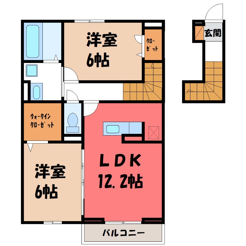 ヴォルガ IIの間取り