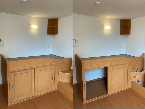 その他部屋・スペース　ベッドも造り付けです☆