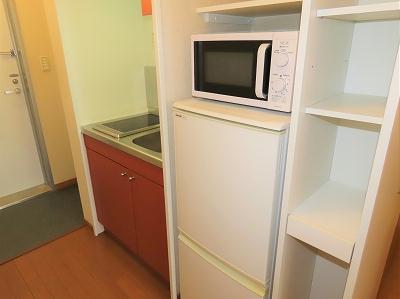 その他　電子レンジ、冷蔵庫完備