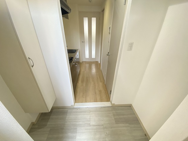 玄関　収納もある玄関です