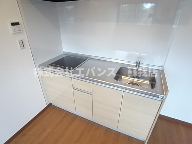 キッチン　コンパクトなキッチンで掃除もラクラク