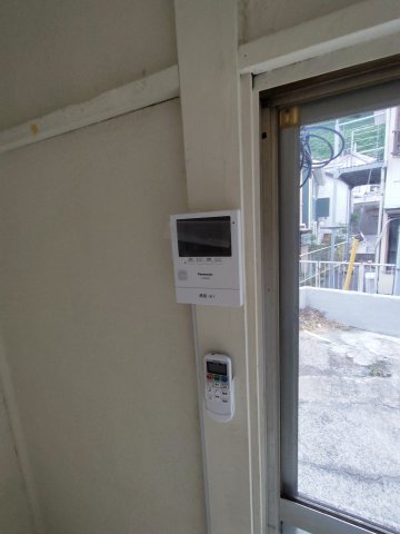 セキュリティ　モニター付きのインターフォンです！