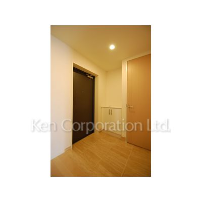 玄関　同タイプ3階のお部屋を撮影。仕様が異なることがあります。