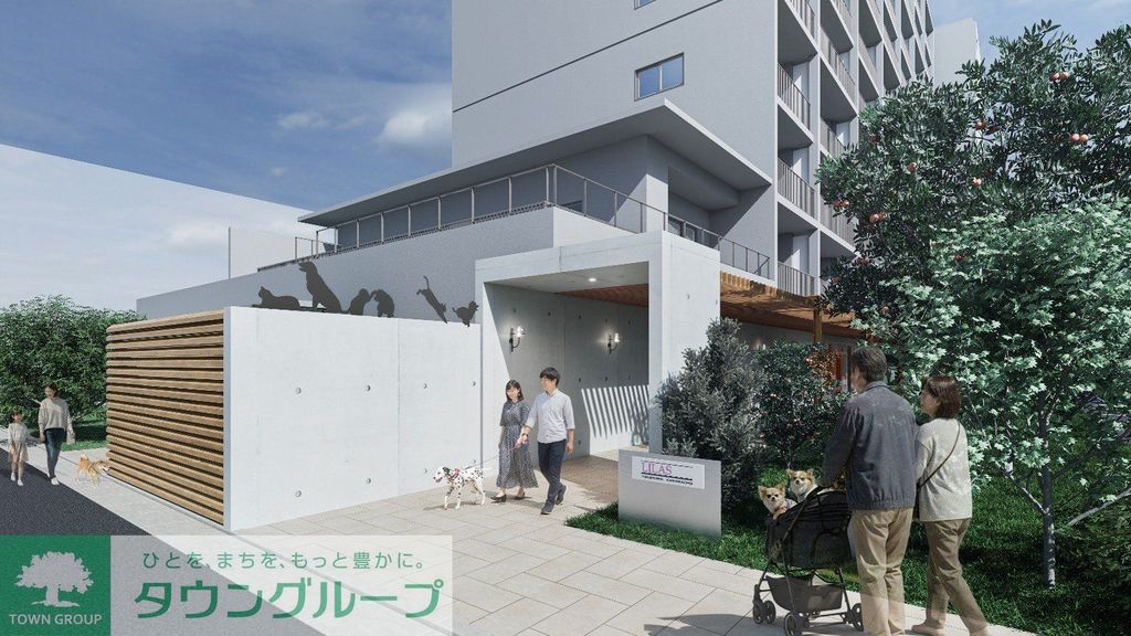 エントランス　駐車場