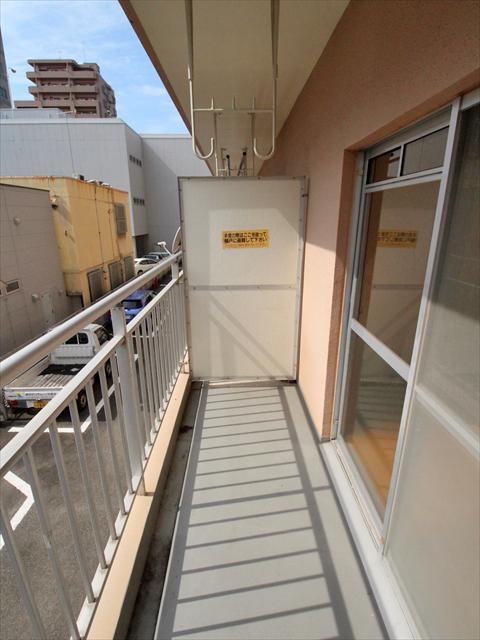 バルコニー　松山市三番町　三番町ハイツ　ベランダ