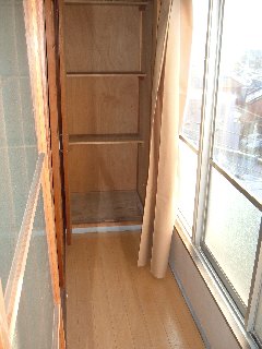 収納　ルーフバルコニーに収納もあるんです！