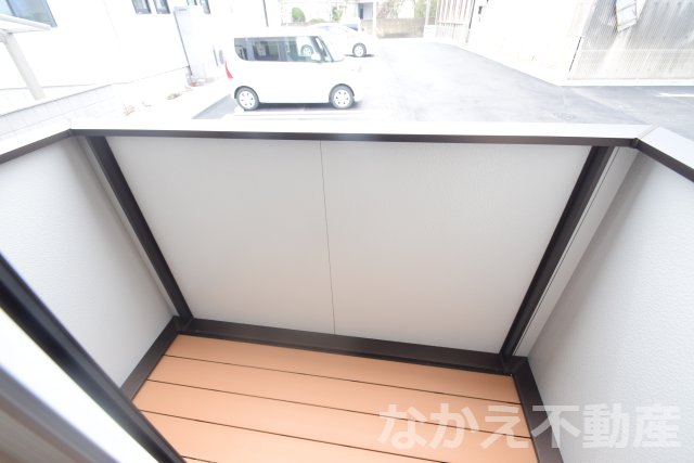 バルコニー　落ち着いた時間を過ごせるバルコニーです