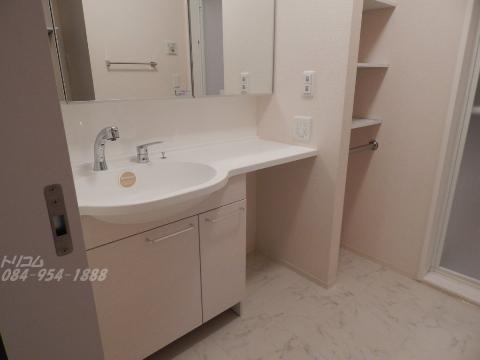 洗面設備　洗髪洗面化粧台