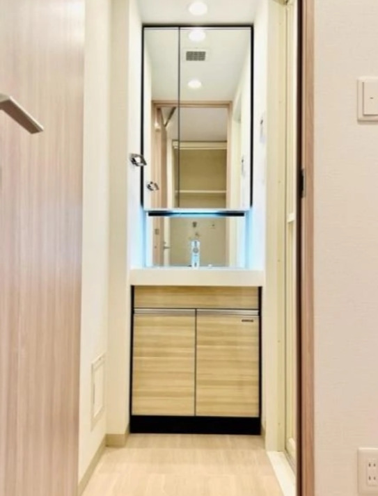 洗面設備　※別部屋の参考写真です。