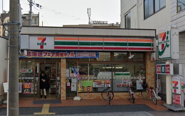 コンビニ　セブン-イレブン 大阪新深江駅南店（コンビニ）まで355m