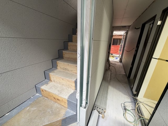 ロビー　建設中