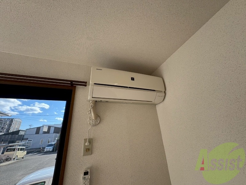 その他設備　エアコンが設置されているので年中快適に過ごせます。