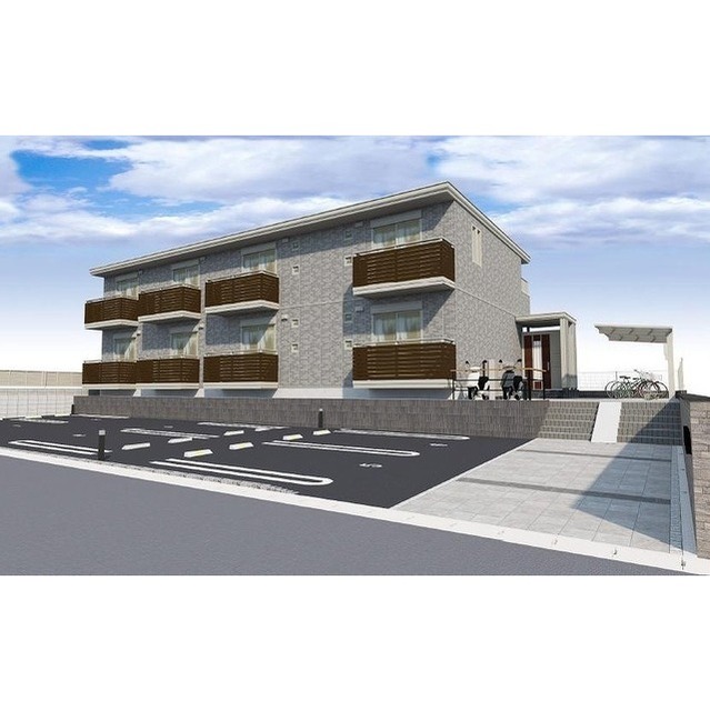 駐車場　建築中　イメージです