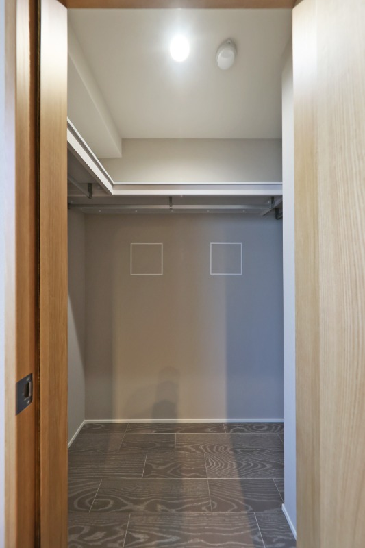 収納　ウォークインクローゼット