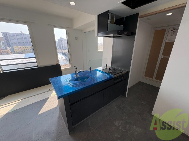 キッチン　システムキッチンなので、すぐお料理に使えます！