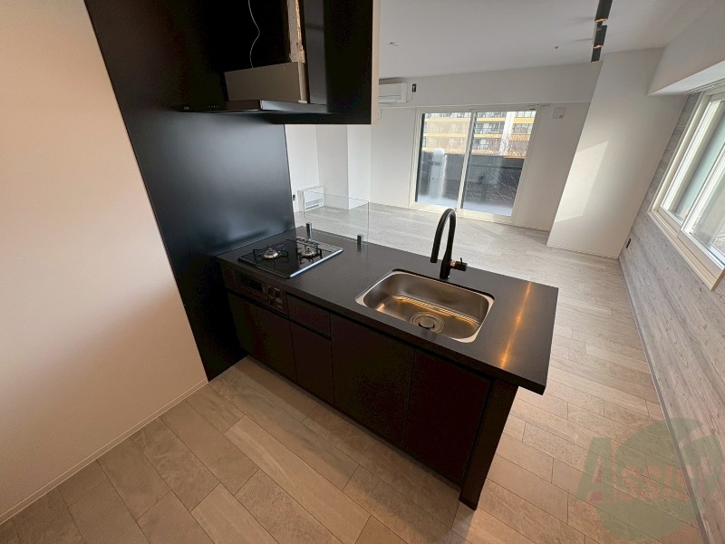 キッチン　システムキッチンなので、すぐお料理に使えます！