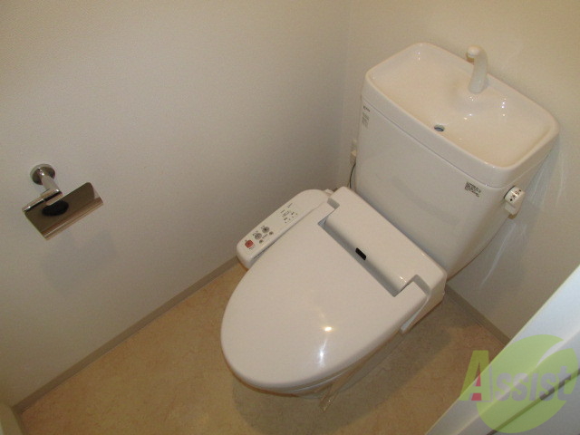 トイレ　ウォシュレットついてまーす。