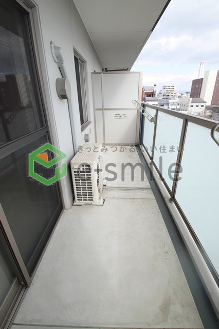 バルコニー　広々としたバルコニーです