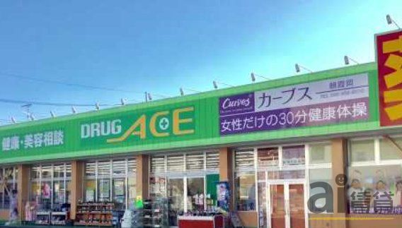 ドラックストア　ドラッグ・エース岡店（ドラッグストア）まで1490m