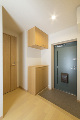 玄関　大容量シューズボックス有り