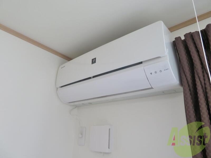 その他設備　エアコンが最初から付いてますのですぐ快適に過ごせますね。