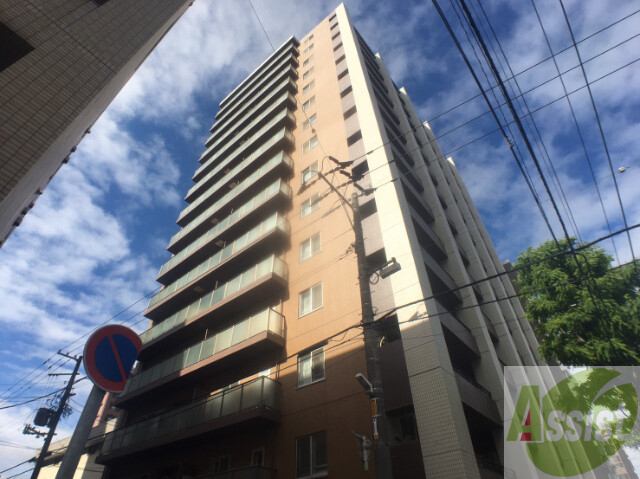 建物外観　札幌市中央区北２条東「レジディア北２条イースト」