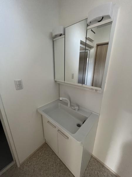 洗面設備　便利なシャンプードレッサー付き