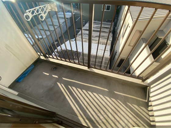 バルコニー　※別部屋の写真です