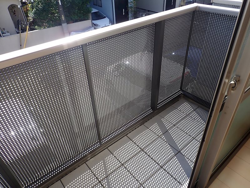 バルコニー　※写真は203号になります。