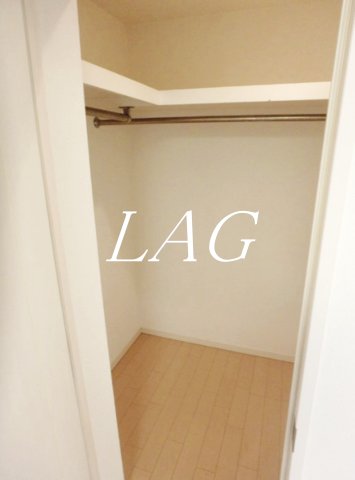 収納　ウォークインクローゼットです。