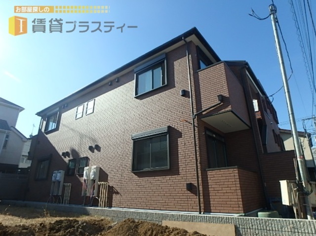 建物外観　落ち着いたブラウンカラーが皆様のとりこに。