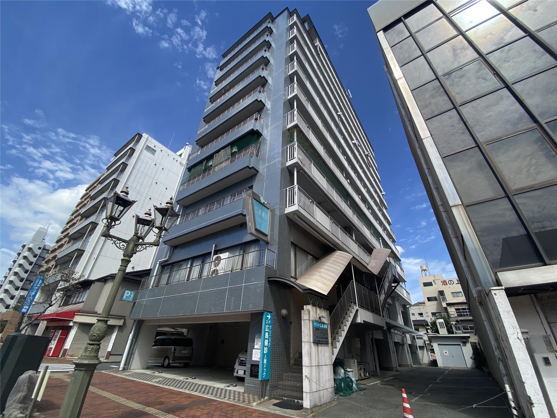 建物外観　1986年築　メガネ橋プラザ