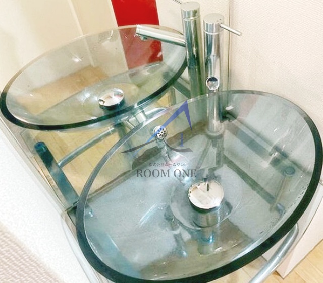 洗面設備　洗面台です。