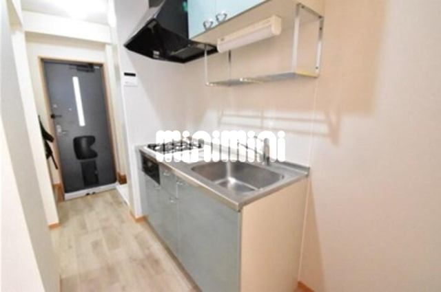 キッチン　魚グリル、２口コンロ付き！