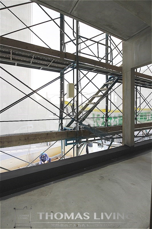 バルコニー　お写真準備中の為、建築中の写真をご参照ください。