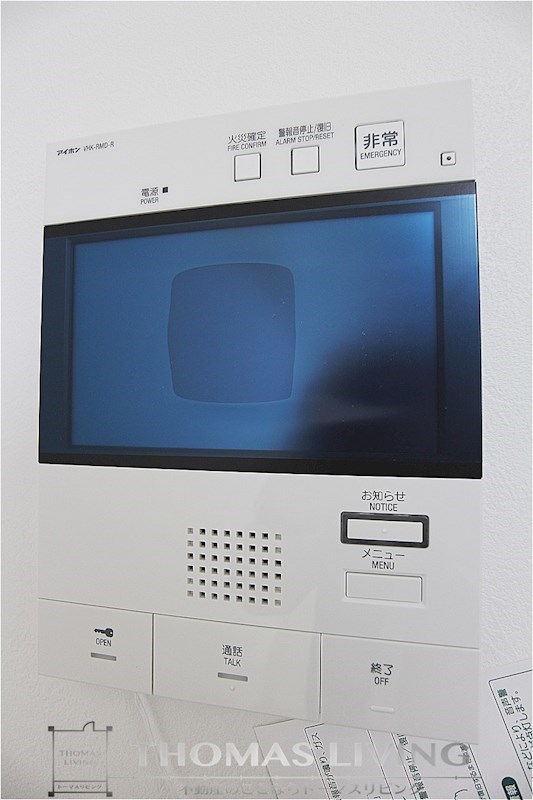 セキュリティ　来客確認が出来るTVモニターホンです。