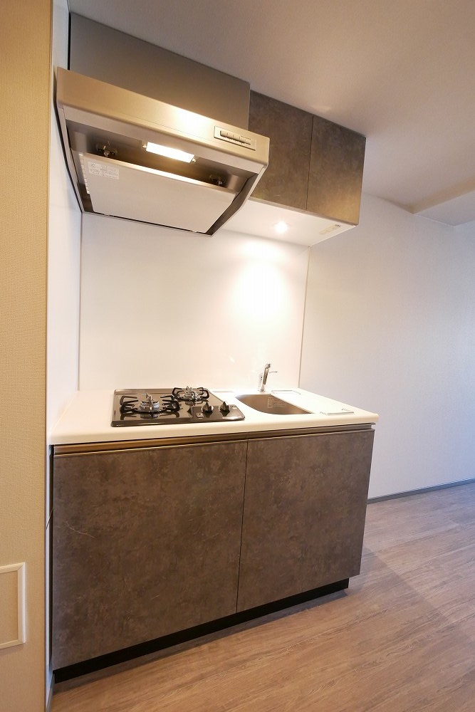 キッチン　内装は落ち着いています