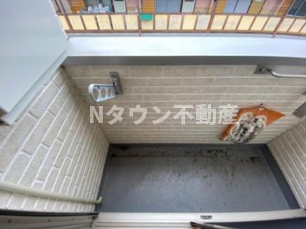 バルコニー　落ち着いた時間を過ごせるバルコニーです